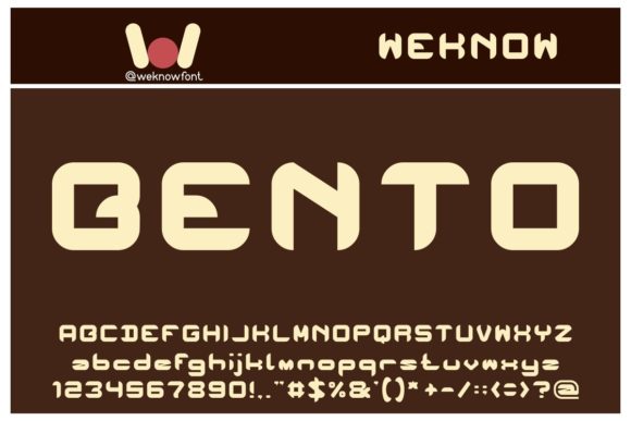 Bento: A Display Font for Bold, Modern Design
