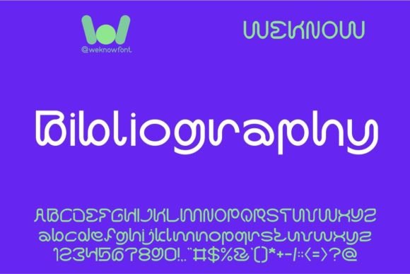 Bibliography: A Typeface for Impactful Branding