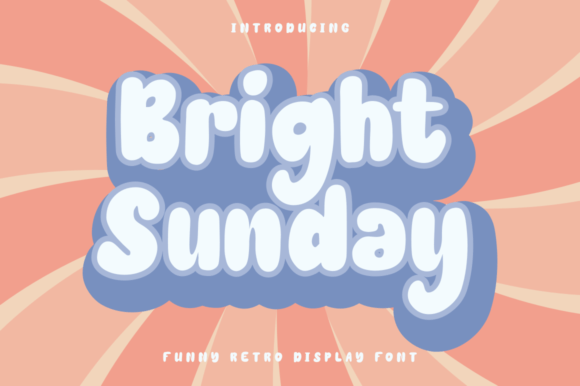 Bright Sunday: A Retro Display Font for Creative Projects