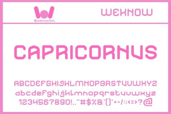 Capricornus: A Futuristic Font for Modern Design