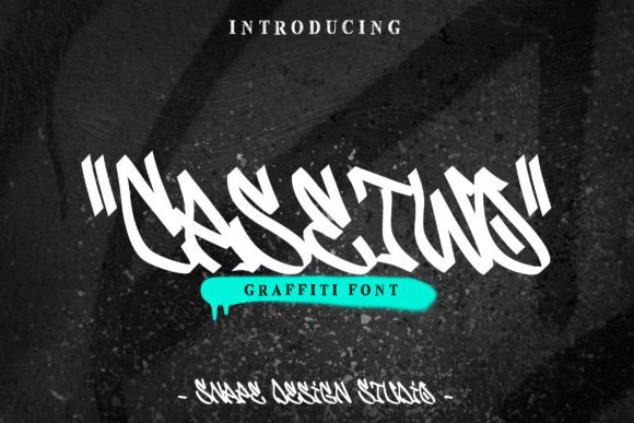 Casetwo: Urban Street Art Typography for Bold Designs