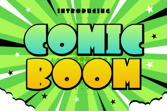 Comic Boom: A Dynamic Display Font for Creative Projects