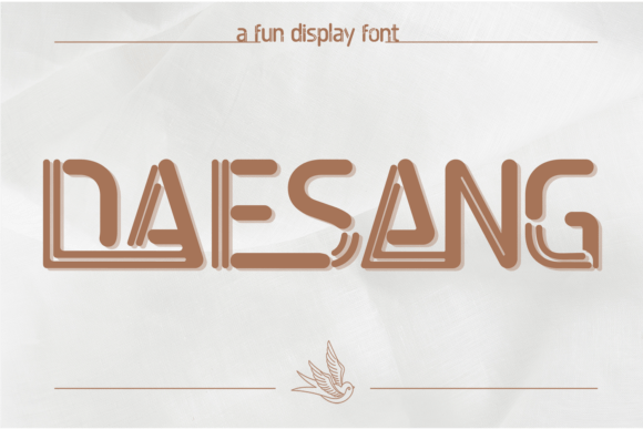 Daesang Space: A Futuristic Font for Bold Design