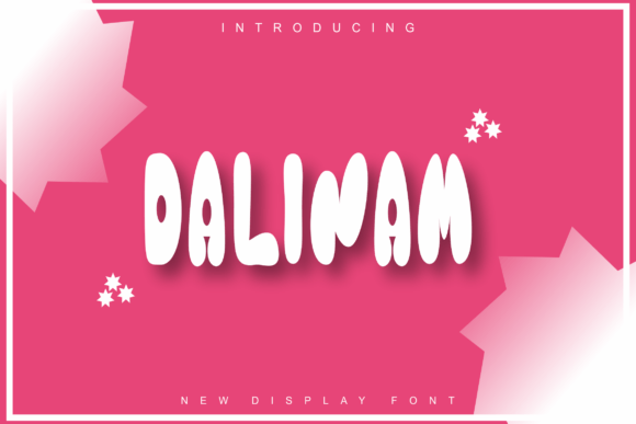 Dalinam: A Bold and Fun Display Font for Playful Designs
