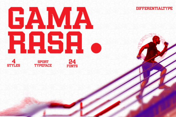 Discover Gama Rasa: A Bold, Robotic Font for Modern Design