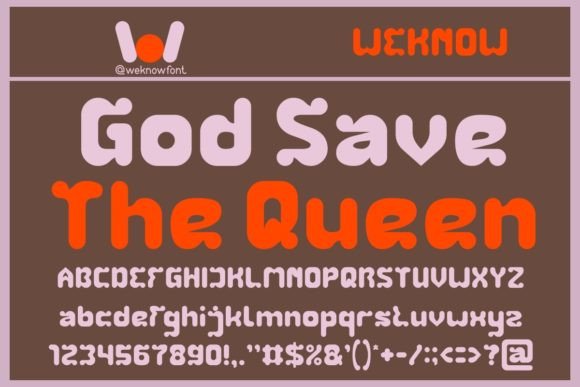 God Save the Queen: A Royal Display Typeface for Bold Designs