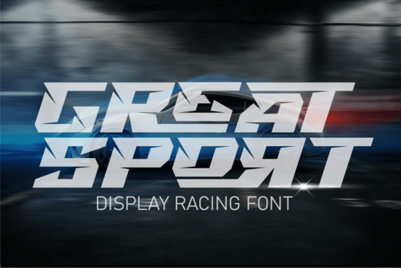Great Sport: A Dynamic Font for Modern Design