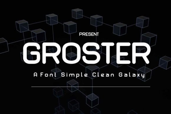 Groster: A Clean, Modern Display Font for Creative Projects