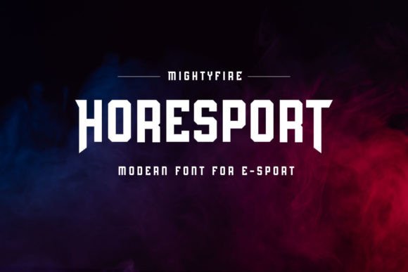 Horesport: A Bold Typeface for Dynamic Designs