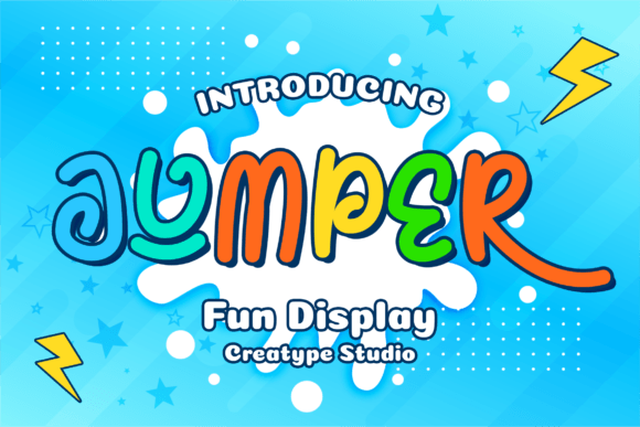 Jumper: A Fun Display Typeface for Bold Designs