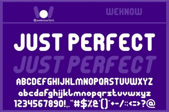 Just Perfect: A Techno-Sci-Fi Display Font for Modern Design