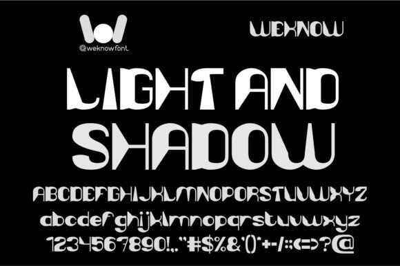 Light and Shadow: A Bold Cartoon Display Font