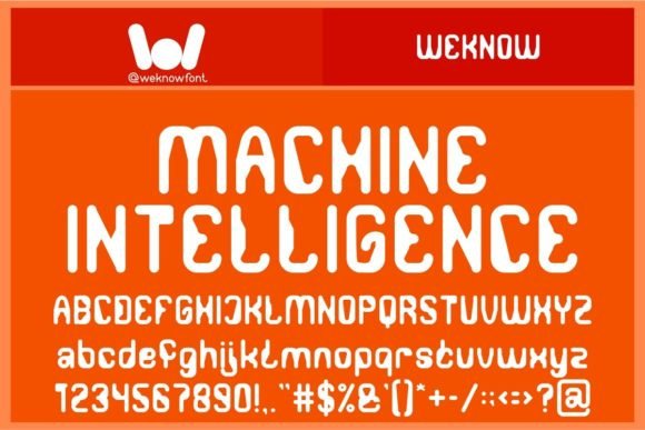 Machine Intelligence: The Ultimate Sci-Fi Display Font