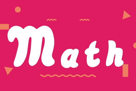 Math: A Charming Display Font for Creative Projects