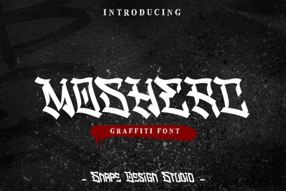 Mosherc: Authentic Street Art Typography