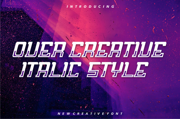 Over Creative: A Bold Modern Display Typeface