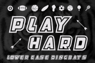 Play Hard: A Sportive Typeface for Dynamic Designs