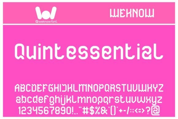 Quintessential: A Techno-Sci-Fi Font for Modern Design