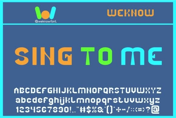 Sing to Me: A Modern Display Font for Creative Projects