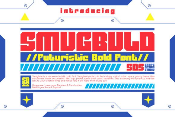 Smugbuld: A Bold Typeface for Futuristic Design